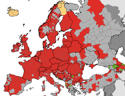 mapa występowania